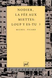 Cover of: Nodier by Michel Picard