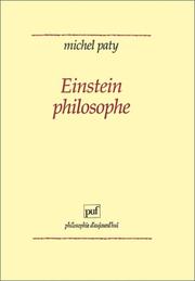 Cover of: Einstein philosophe: la physique comme pratique philosophique