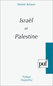 Cover of: Israël et Palestine by Daniel Amson