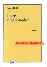 Cover of: Jouer et philosopher