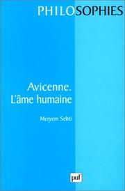 Cover of: Avicenne : l'âme humaine