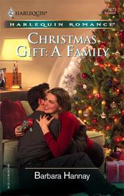 Cover of: Christmas Gift: A Family (Harlequin Romance)