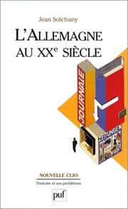 Cover of: L' Allemagne au XXe siècle: entre singularité et normalité