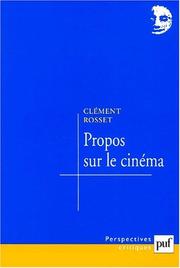 Cover of: Propos sur le cinéma