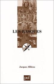 Cover of: Les Basques by Jacques Allières, Que sais-je?