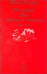 Cover of: Du temps chez Platon et Aristote