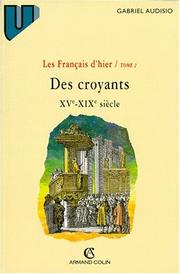 Cover of: Des croyants, XVe-XIXe siècle