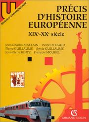 Cover of: Précis d'histoire européenne by Jean-Charles Asselain ... [et al].