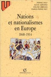 Cover of: Nations et nationalismes en Europe, 1848-1914