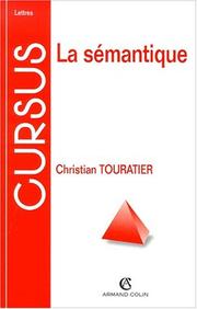 Cover of: La sémantique