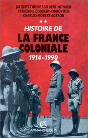 Cover of: Histoire de la France coloniale.