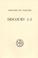 Cover of: Discours (Sources chretiennes)