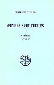 Cover of: Œuvres spirituelles ... by Gertrude the Great