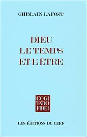 Cover of: Dieu, le temps et l'être