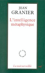 Cover of: L' intelligence métaphysique