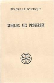 Scholies aux Proverbes (Sources chrétiennes) (French Edition) by Evagrius Ponticus