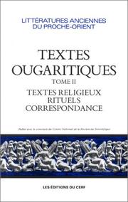Cover of: Textes ougaritiques: introduction, traduction, commentaire