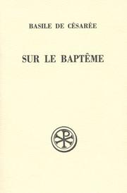 Cover of: Sur le baptême