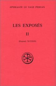 Cover of: Les  exposés by Aphraates the Persian sage