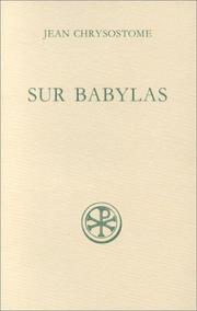 Discours sur Babylas by Saint John Chrysostom
