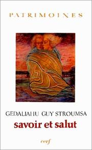 Cover of: Savoir et salut by Gedaliahu A. G. Stroumsa