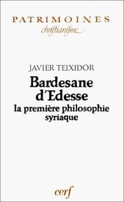 Bardesane d'Edesse by Javier Teixidor