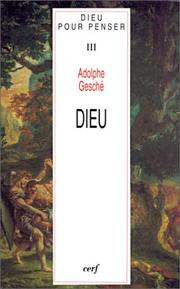 Cover of: Dieu pour penser, tome 3 : Dieu