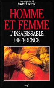 Cover of: Homme et femme: l'insaisissable différence