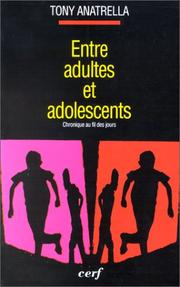 Cover of: Entre adultes et adolescents