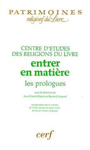Cover of: Entrer en matière: les prologues
