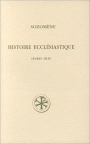 Cover of: Histoire ecclésiastique