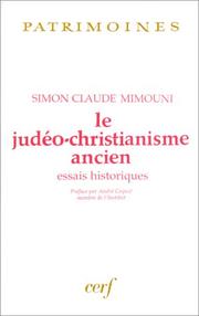 Cover of: Le judéo-christianisme ancien: essais historiques
