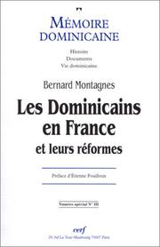 Cover of: Les Dominicains en France et leurs réformes
