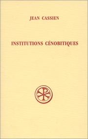 Cover of: Institutions cénobitiques