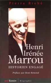 Cover of: Henri Irénée Marrou by Pierre Riché