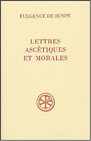 Cover of: Lettres ascétiques et morales