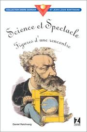 Cover of: Science et spectacle : figures d'une rencontre