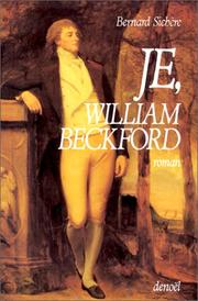 Cover of: Je, William Beckford: roman