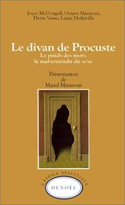 Cover of: Le Divan de Procuste by Joyce McDougall ... [et al.] ; présentation de Maud Mannoni.