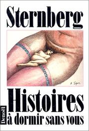 Cover of: Histoires à dormir sans vous