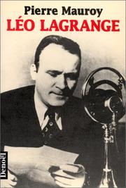 Cover of: Léo Lagrange by Pierre Mauroy