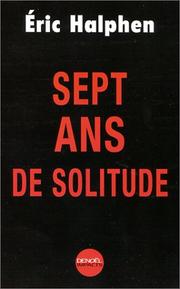 Sept Ans De Solitude by Halphen