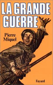 Cover of: La Grande Guerre
