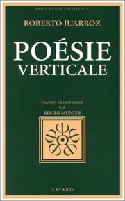 Cover of: Poésie verticale