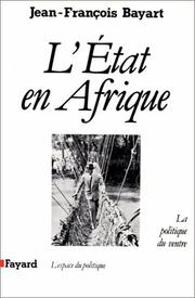 Cover of L' Etat en Afrique