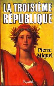 Cover of: La Troisième République