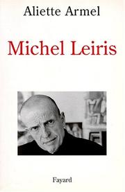 Cover of: Michel Leiris by Aliette Armel