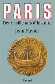 Cover of: Paris by Jean Favier