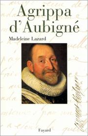 Cover of: Agrippa d'Aubigné