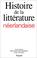 Cover of: Histoire de la littérature néerlandaise